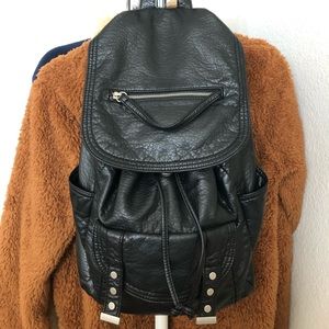 Aeropostale Faux Leather Backpack